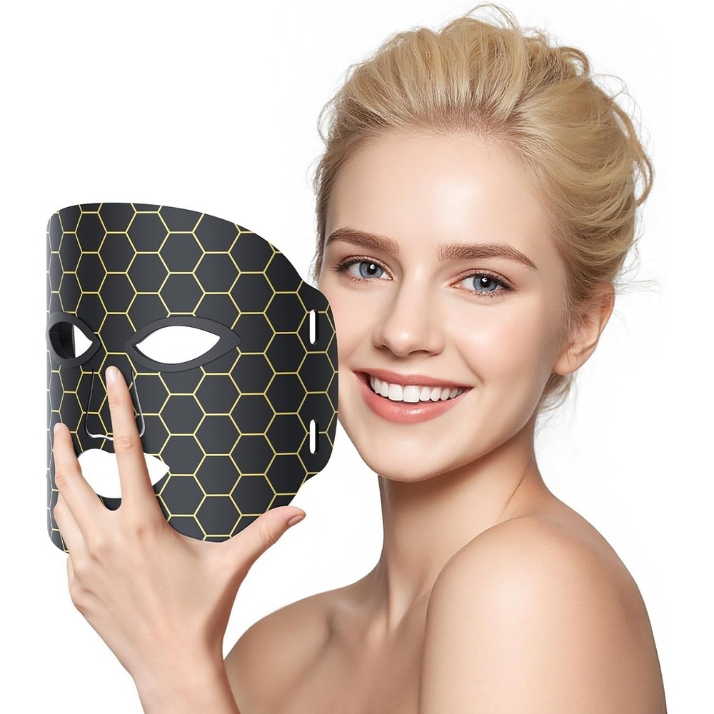 Red Light Therapy for Face, Led Face Mask Light Therapy, 7 Colors LED Mask